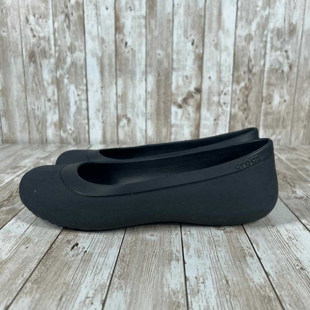 Crocs Crocs slip Ons black Womens 8 - image 2