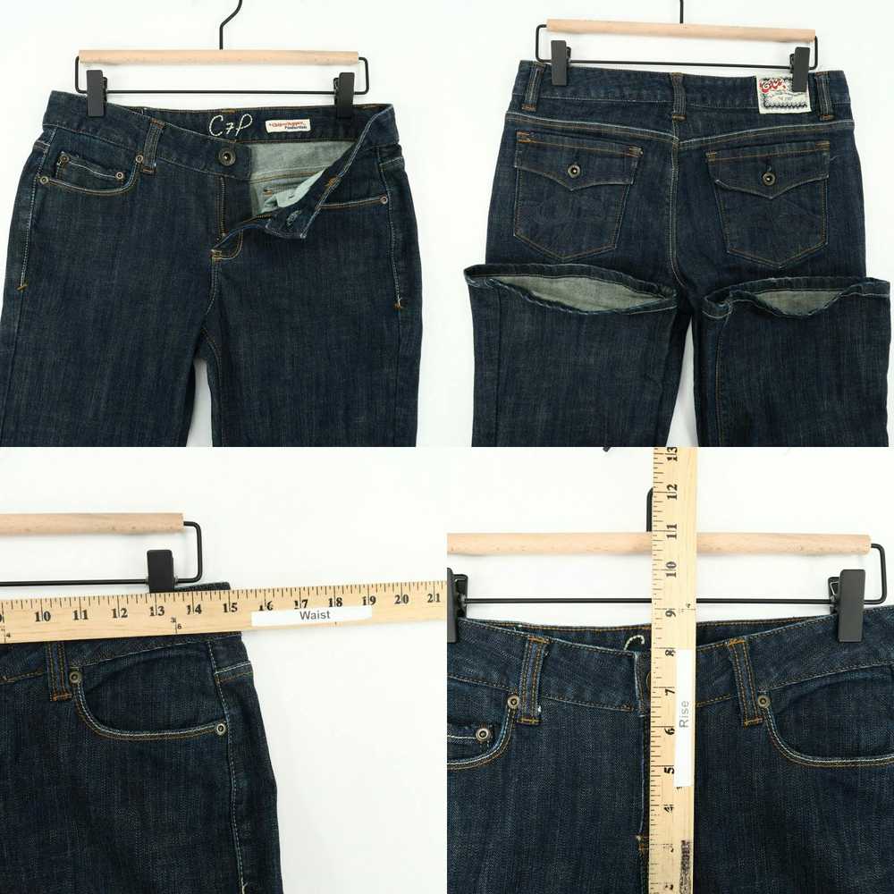 Vintage C7P Laguna Beach Flare Jeans Womens Junio… - image 4