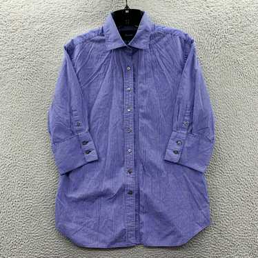 Vintage FACONNABLE Shirt Womens Size 10 Button Up… - image 1