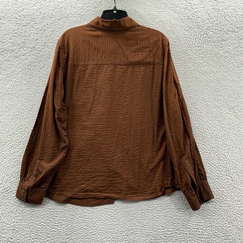 Vintage J Jill Shirt Womens Large Button Up Blous… - image 2