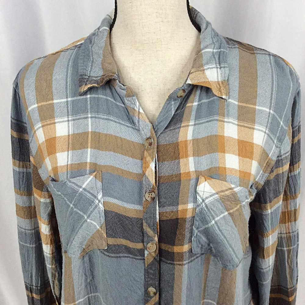 Other Maurices Plaid Top Long Sleeve Button Down … - image 5