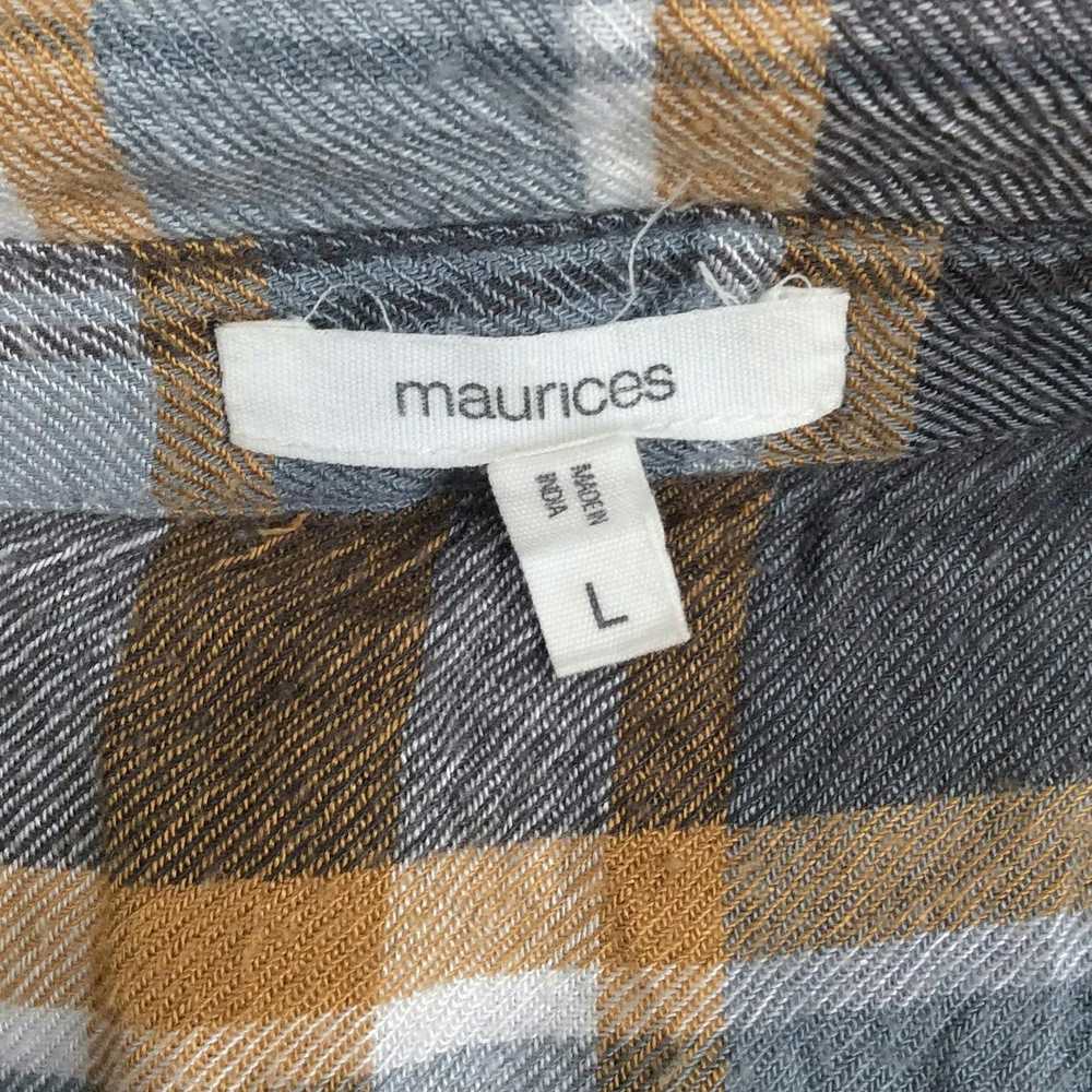 Other Maurices Plaid Top Long Sleeve Button Down … - image 7