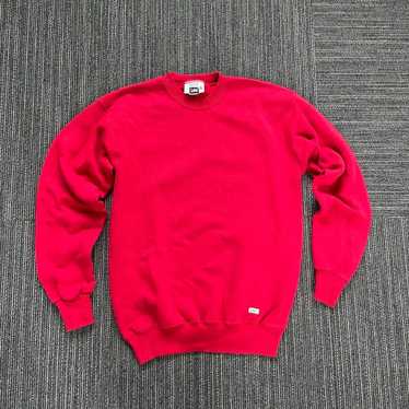 90s Red Lee Heavy Weight Blank Crewneck - image 1