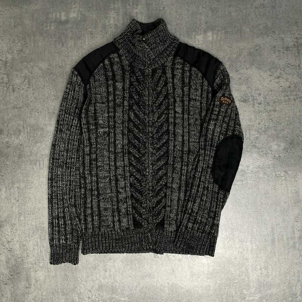 Schott × Vintage Schott NYC grey heavy sweater - M - image 1