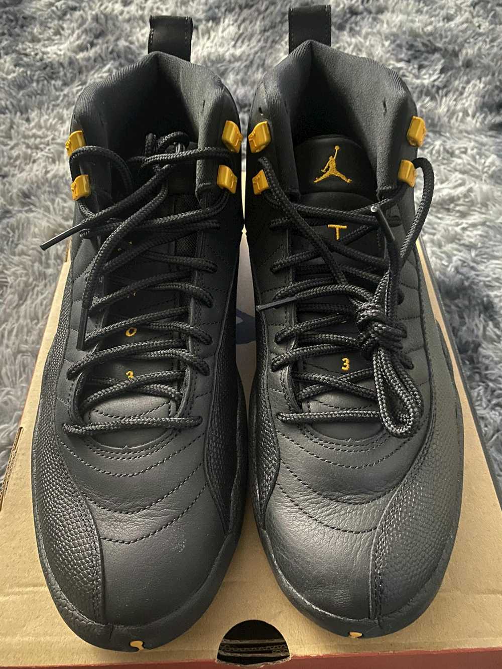 Jordan Brand × Nike Jordan Retro 12s Black Taxi - image 2