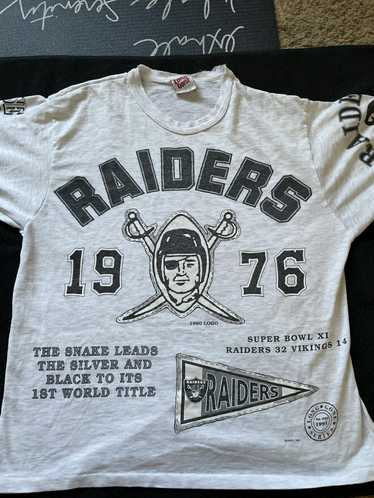 Oakland raiders vintage sales shirt