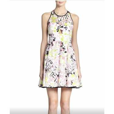 Milly Milly Sleeveless Cut-Out Back Floral Dress … - image 1
