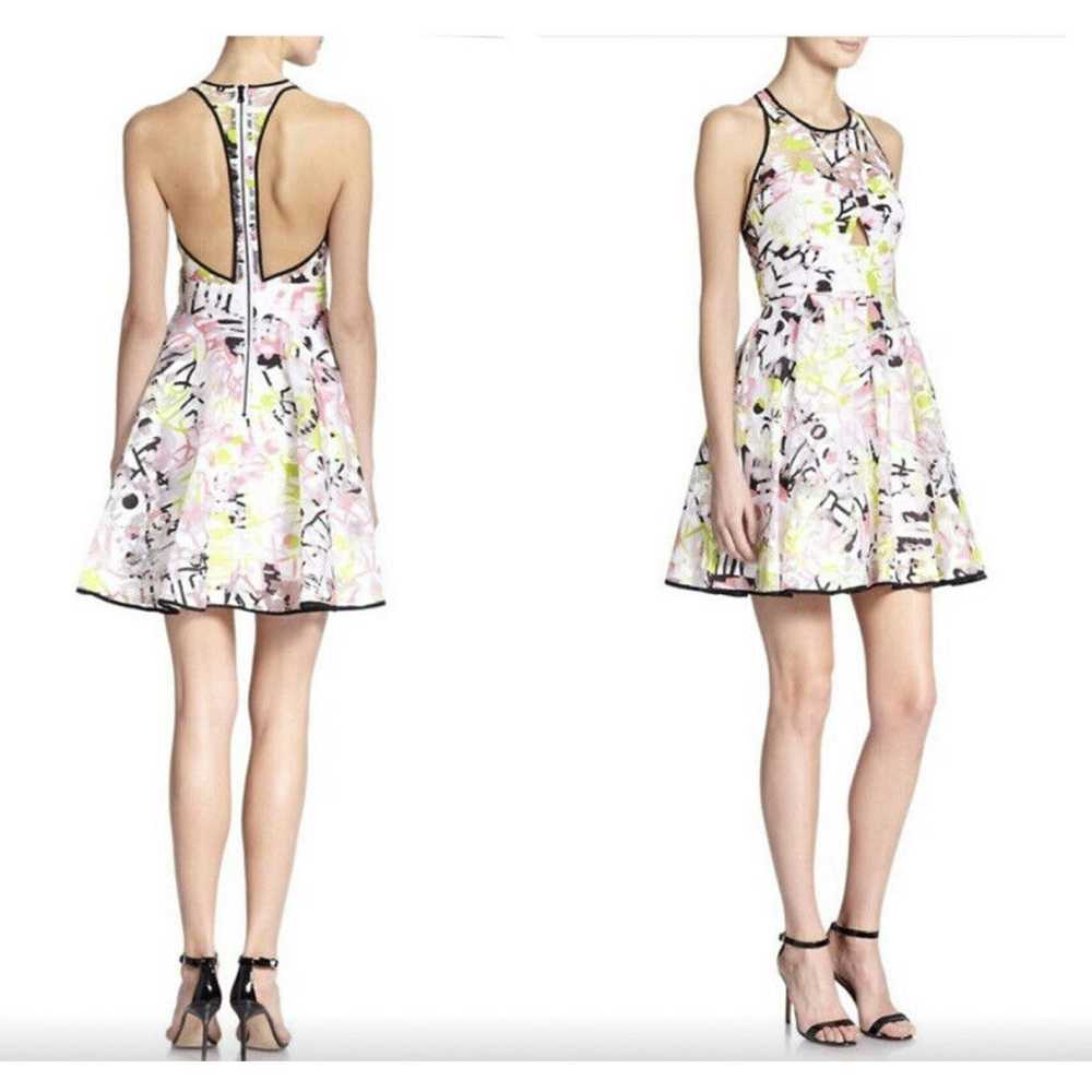 Milly Milly Sleeveless Cut-Out Back Floral Dress … - image 2