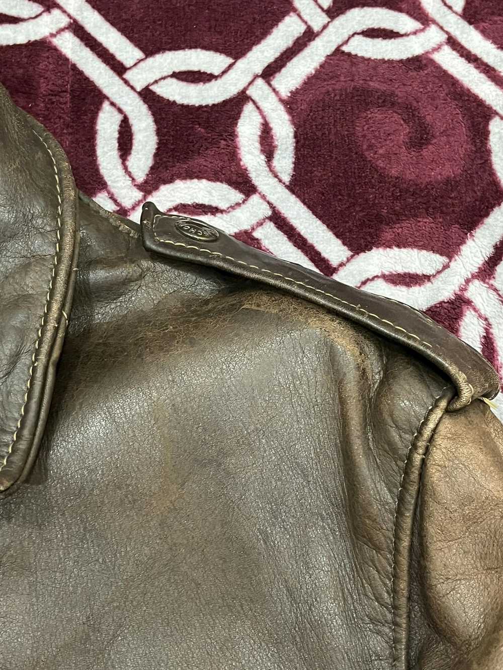 Genuine Leather × Leather Jacket × Schott 🔥Vinta… - image 12