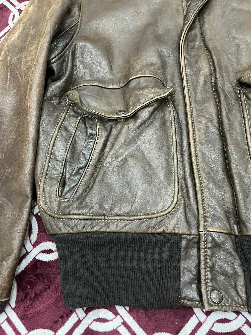 Genuine Leather × Leather Jacket × Schott 🔥Vinta… - image 6
