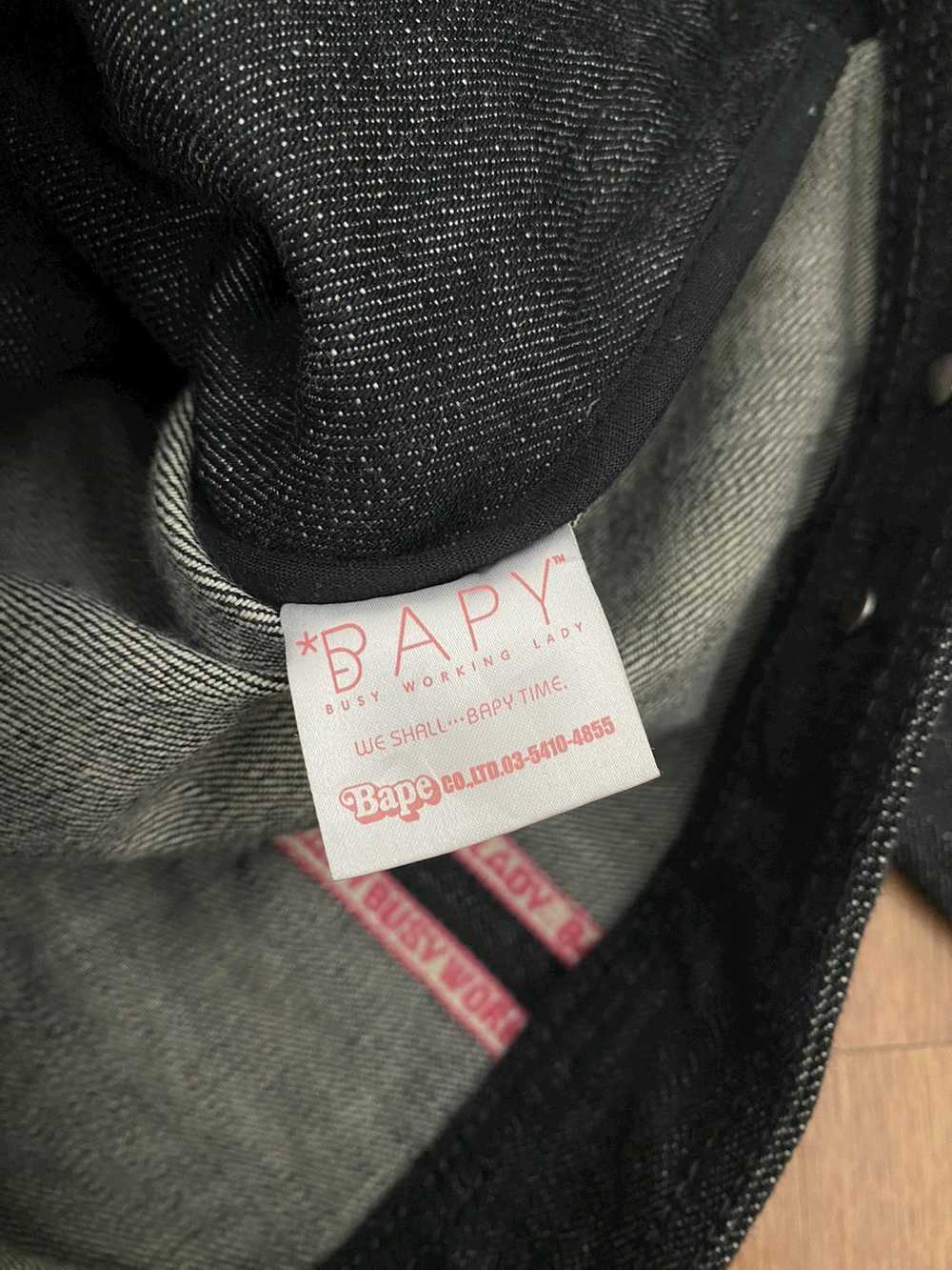 Bape A bathing ape BAPY denim jacket - image 7