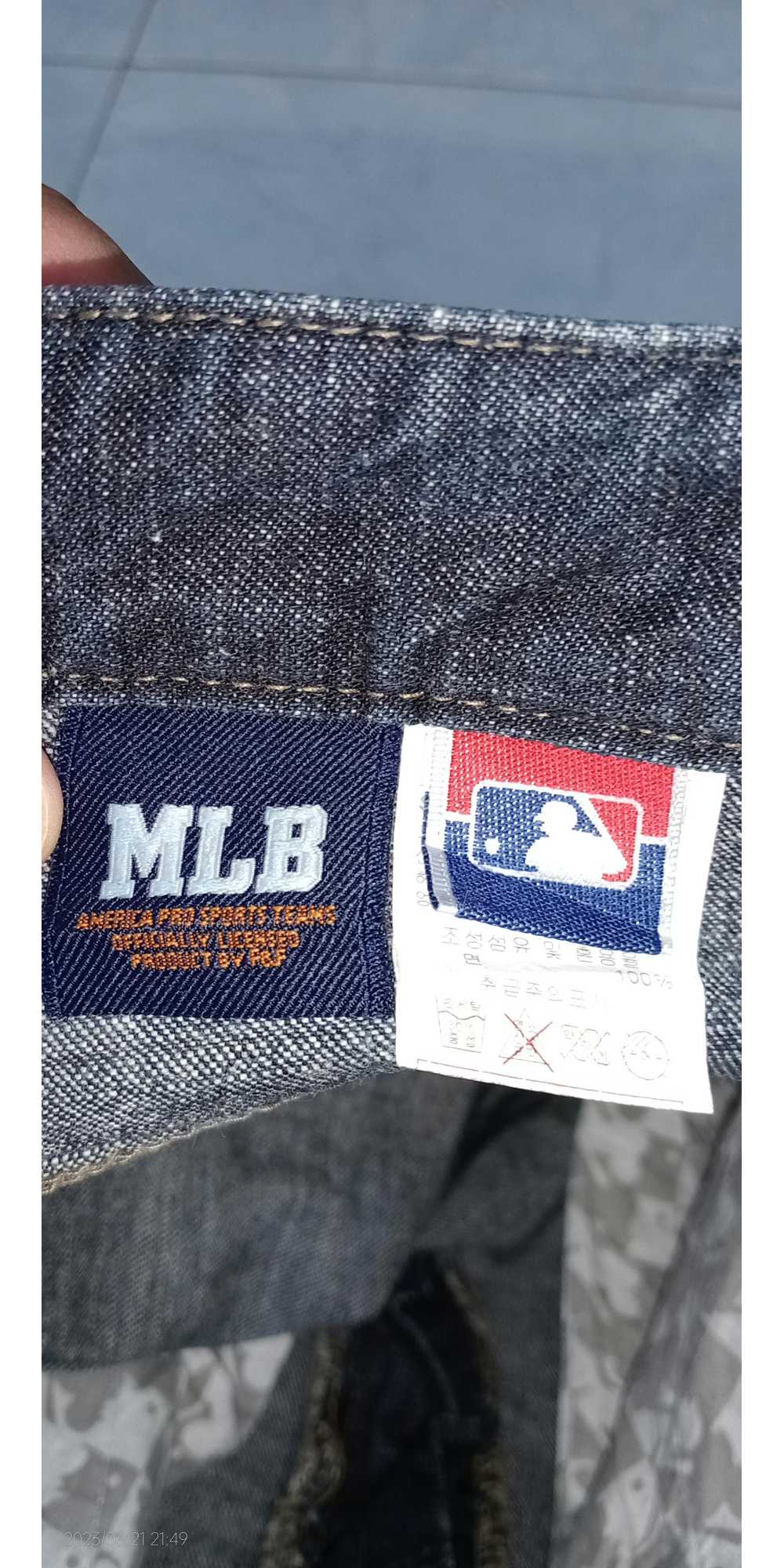 MLB × Very Rare × Vintage 🔥Vintage MLB Blue Jean… - image 4