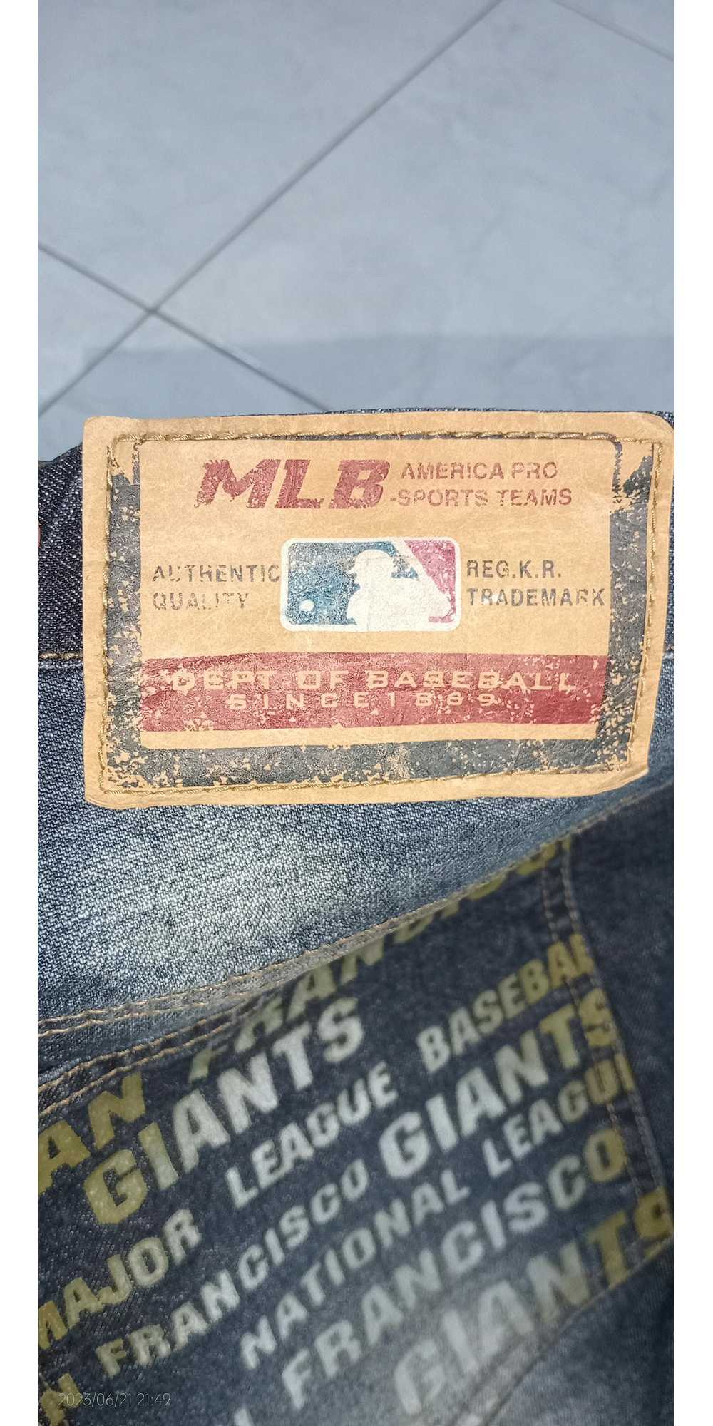 MLB × Very Rare × Vintage 🔥Vintage MLB Blue Jean… - image 6