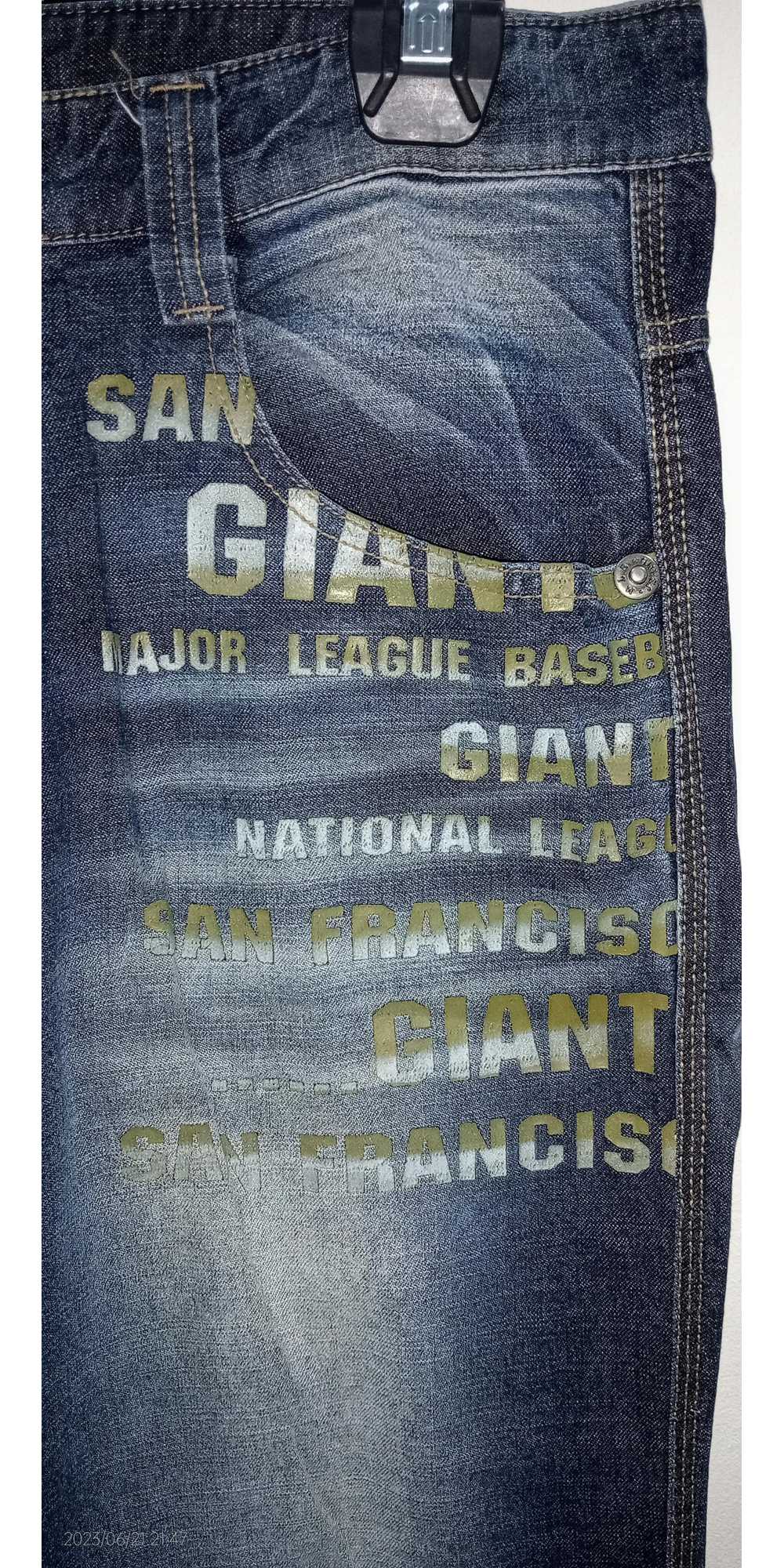 MLB × Very Rare × Vintage 🔥Vintage MLB Blue Jean… - image 9
