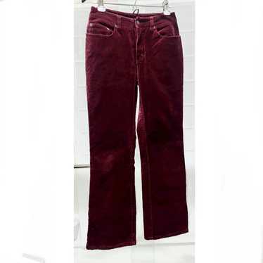 Newport × Other × Vintage Womens Red Velvet Pants… - image 1