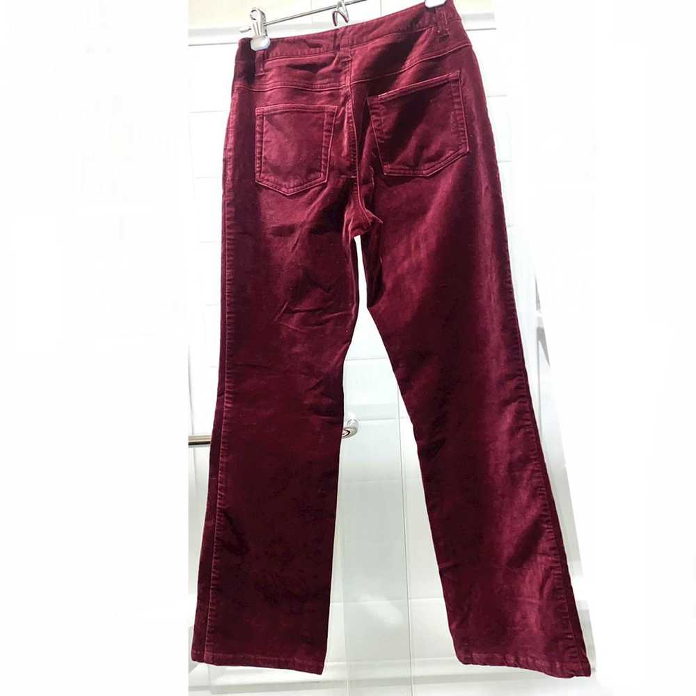 Newport × Other × Vintage Womens Red Velvet Pants… - image 4