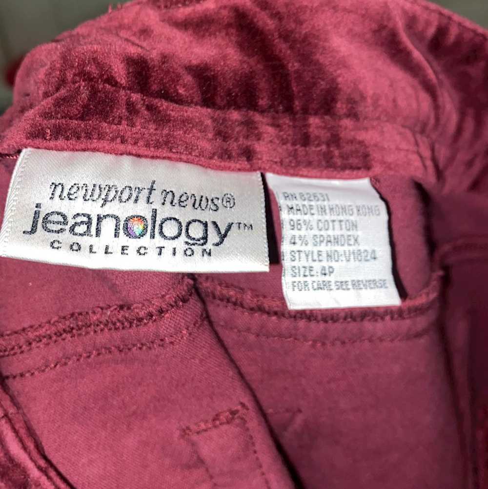 Newport × Other × Vintage Womens Red Velvet Pants… - image 7
