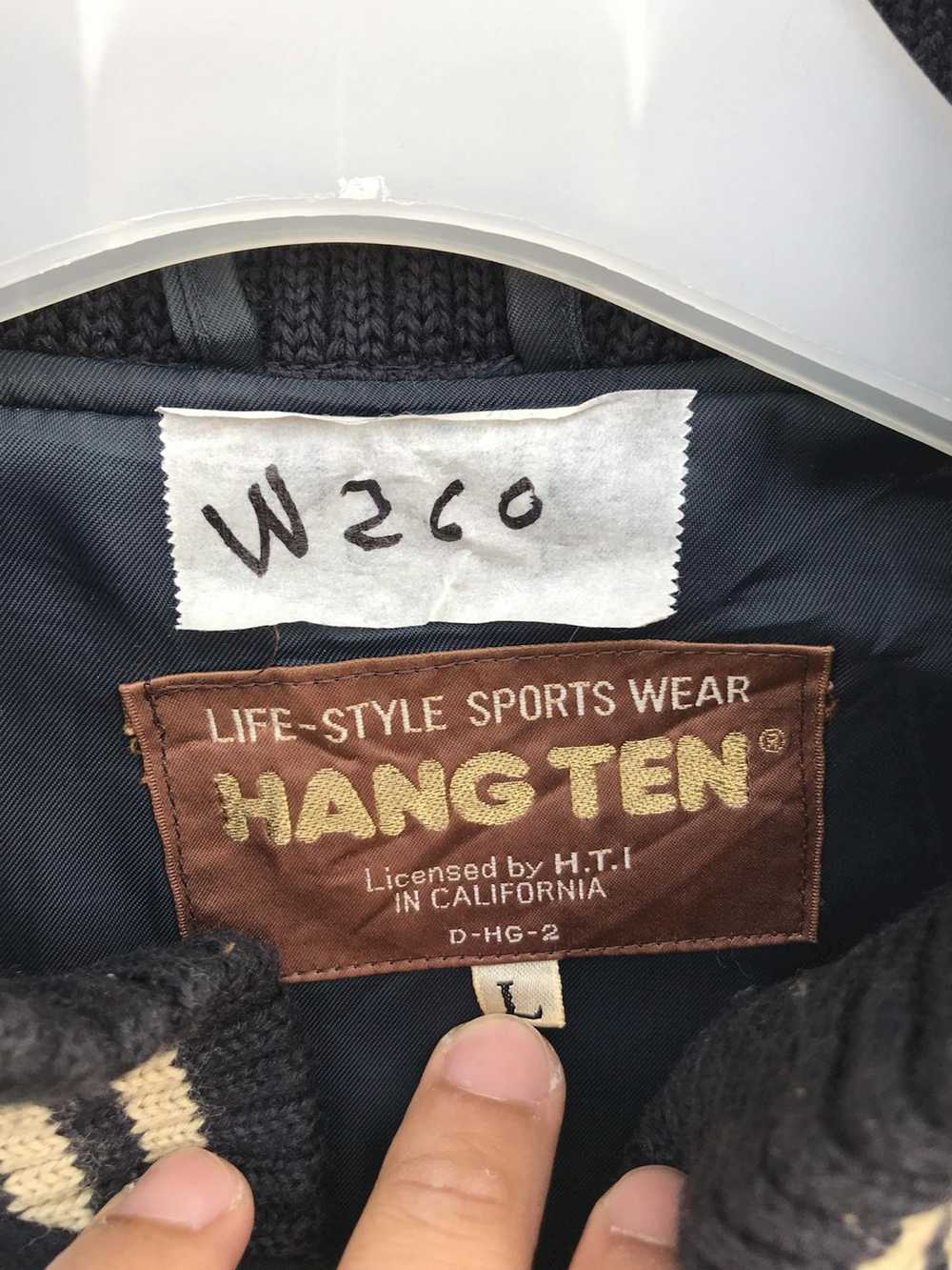 Hang Ten × Vintage Vintage Hang Ten Varsity Jacket - image 2