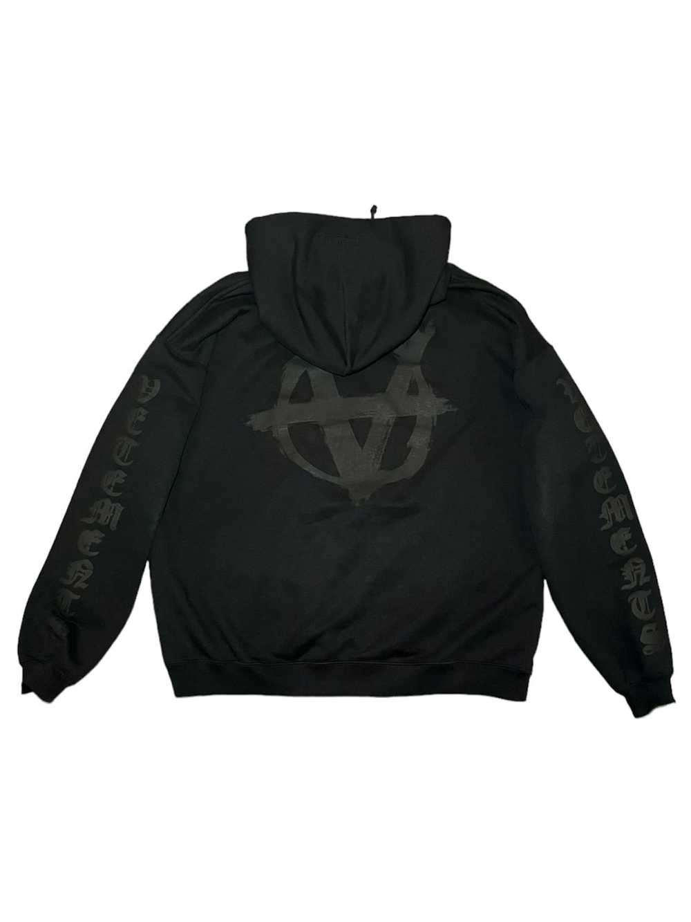 Vetements Vetements AW22 Double Anarchy Logo Hood… - image 2