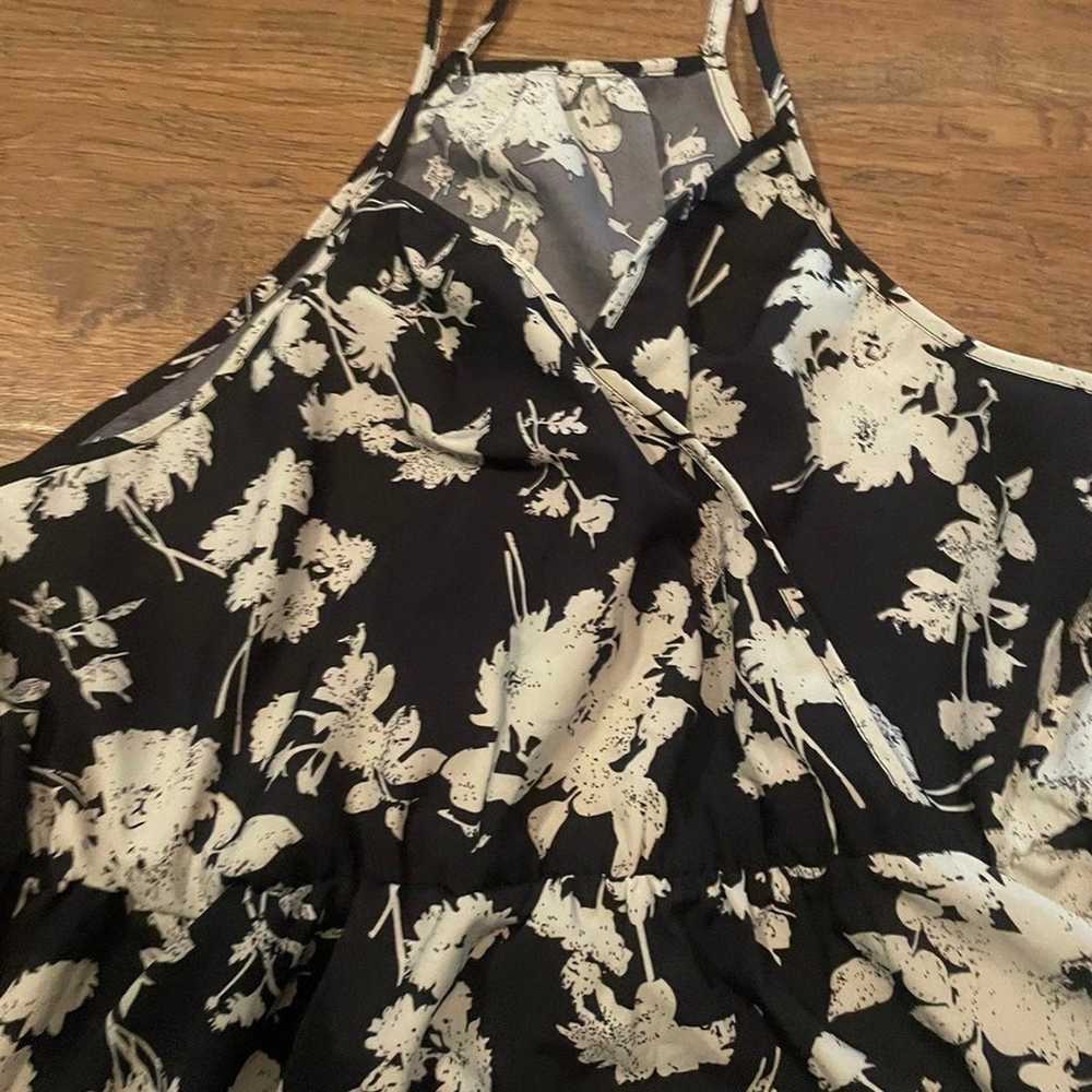 Floral Dress black & white 2X NEW - image 2