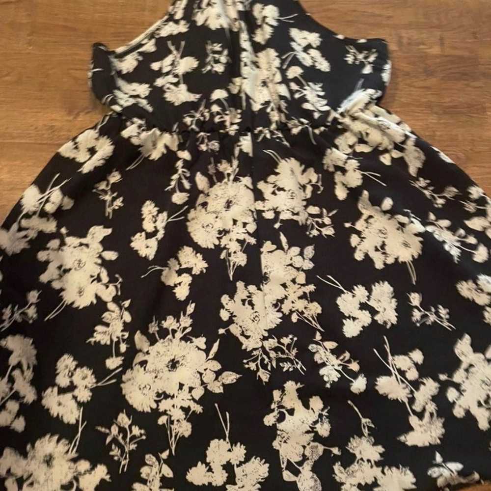 Floral Dress black & white 2X NEW - image 3