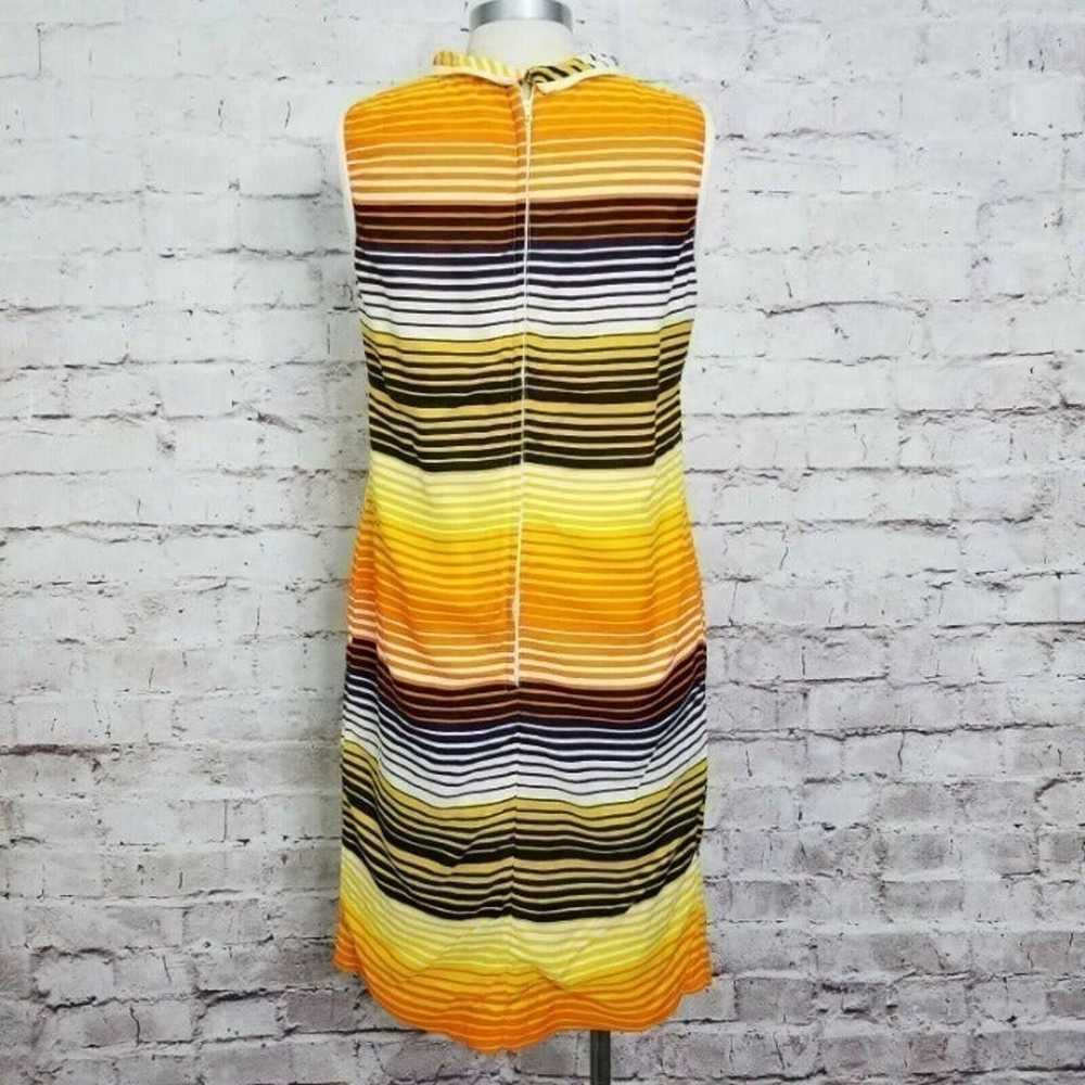 VTG 70s Handmade  Bright Striped Dress - image 6