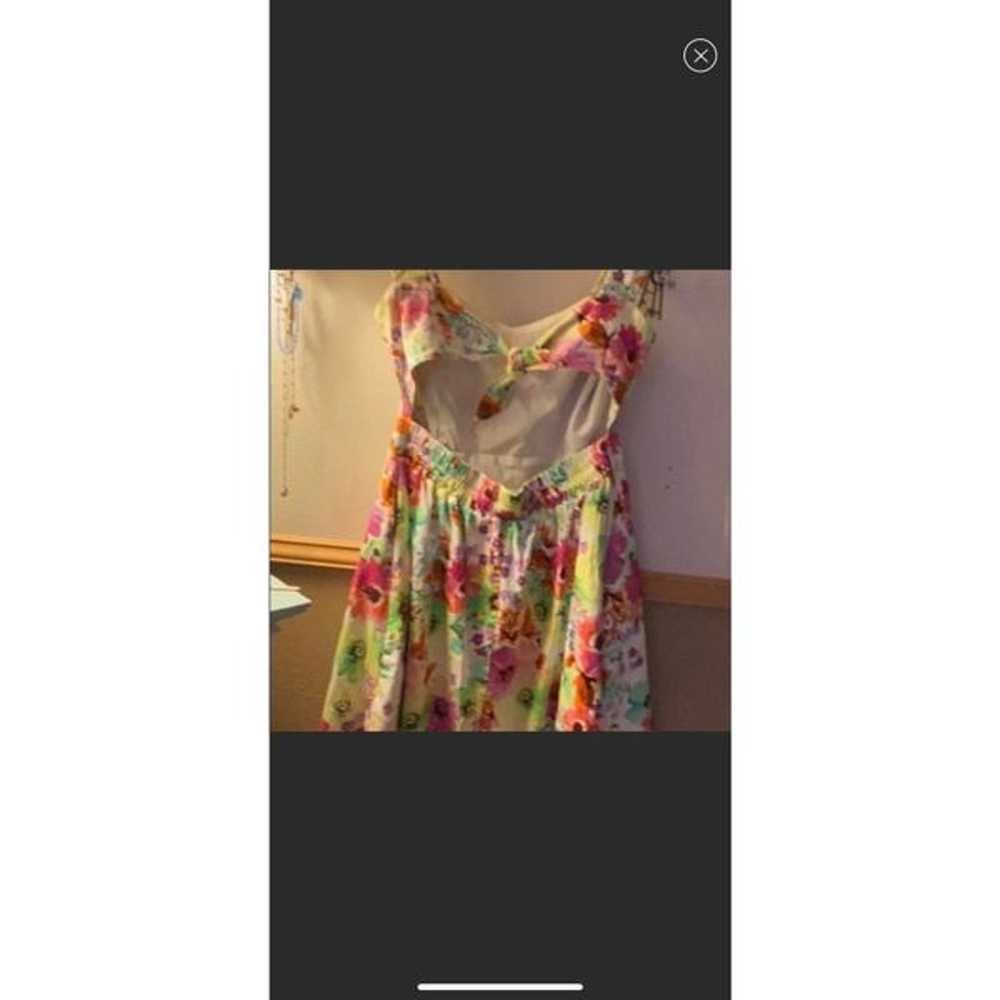 Rhyme & Echo Floral A-Frame Dress - image 5