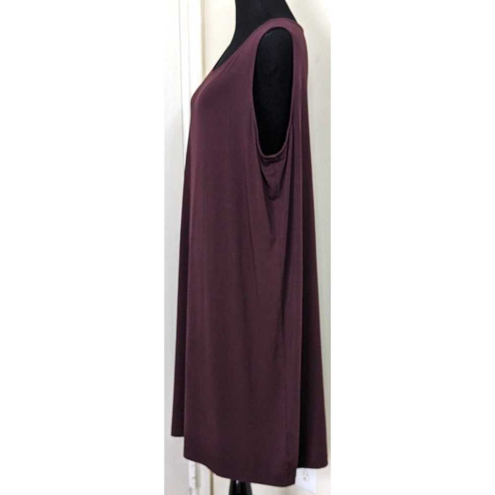 Eileen Fisher Dress Womens 3X Plus Stretch Viscos… - image 3