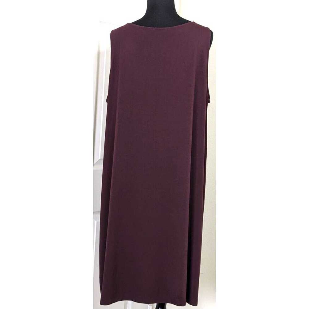Eileen Fisher Dress Womens 3X Plus Stretch Viscos… - image 5