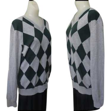 Vintage Argyle Sweater, Original Ben Sherman, All 