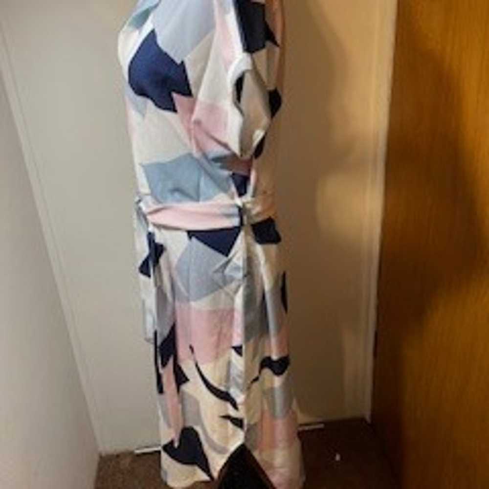 NWOT, MULTI COLOR WMS DRESS W/BELT - image 3