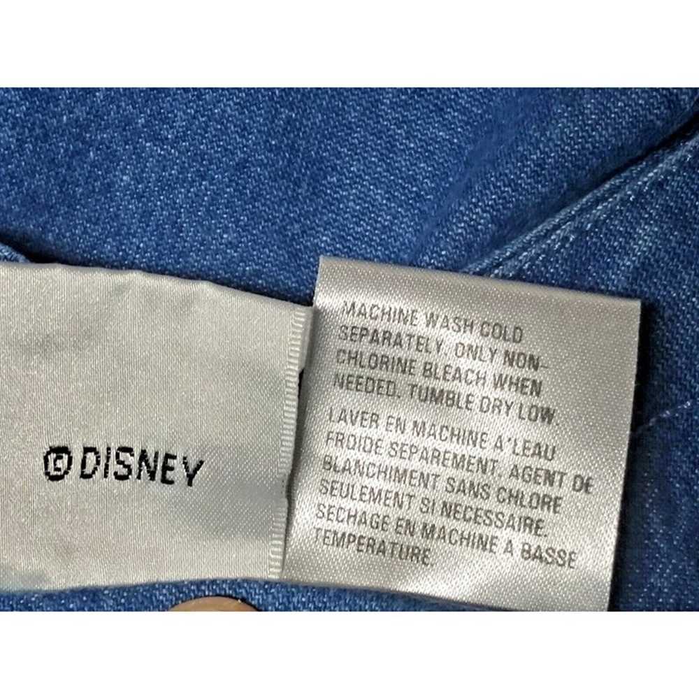 RARE Disney Store dress denim jumper Size L /G Wi… - image 9