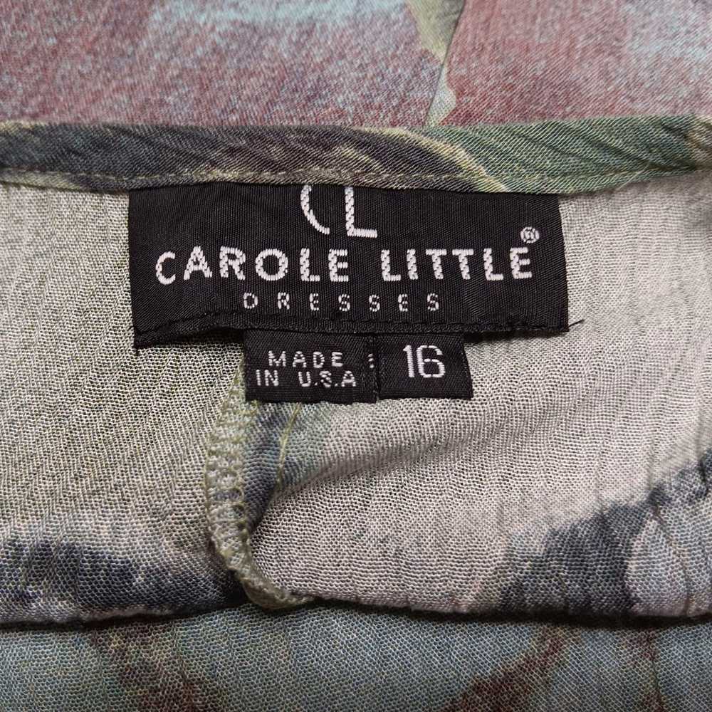 Carole Little Vintage Seafoam Green Batik Print R… - image 4
