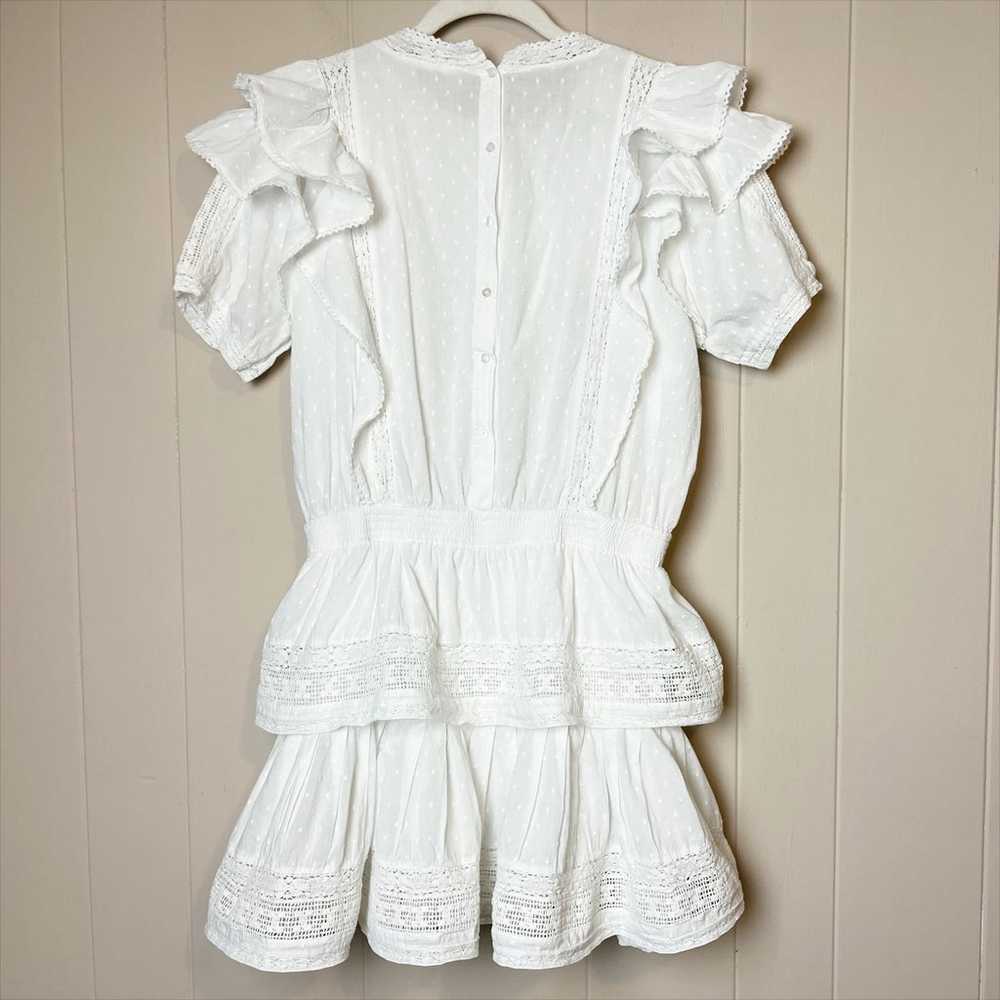 Maia Bergman Mery Dress XL white ruffle mini femi… - image 4