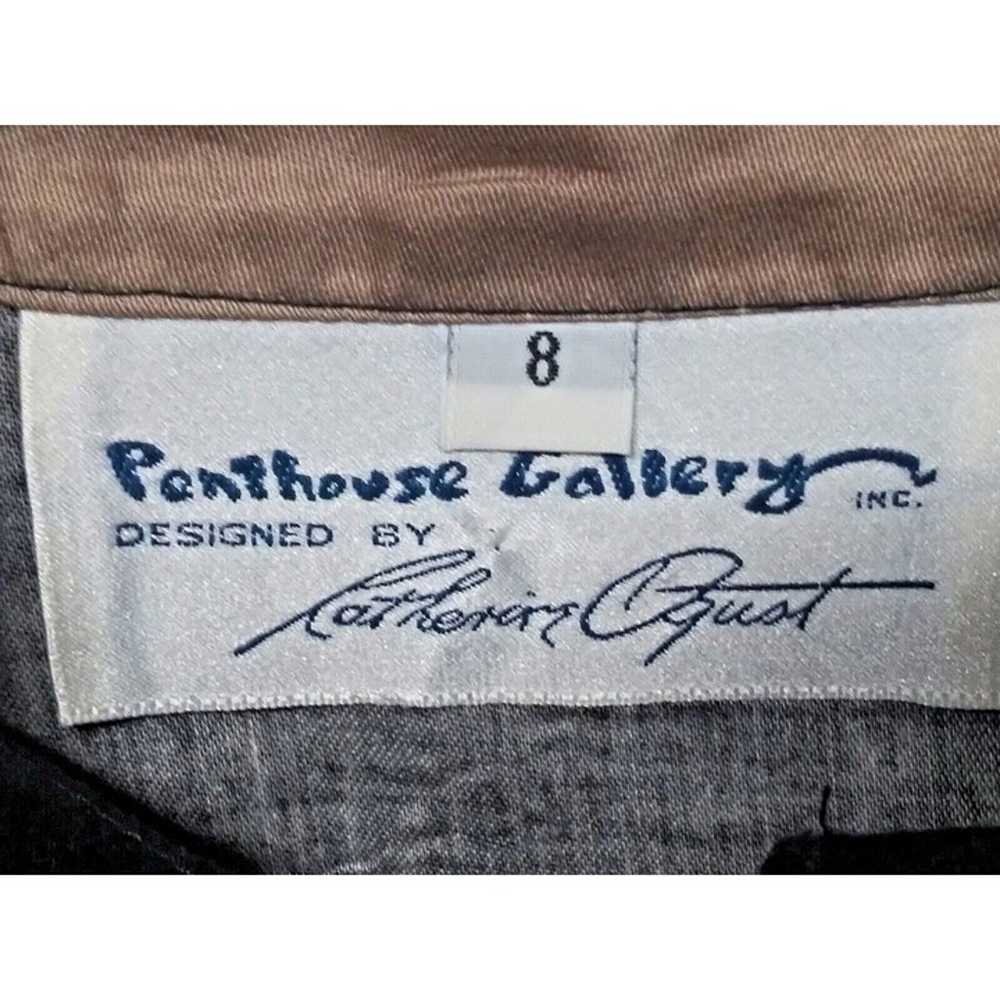 VTG Penthouse Gallery Shirt Dress Sz M/L Catherin… - image 7