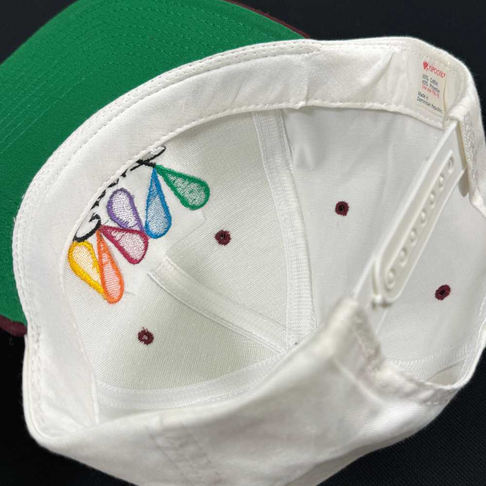 MV Sports White Maroon Snapback Hat - image 4