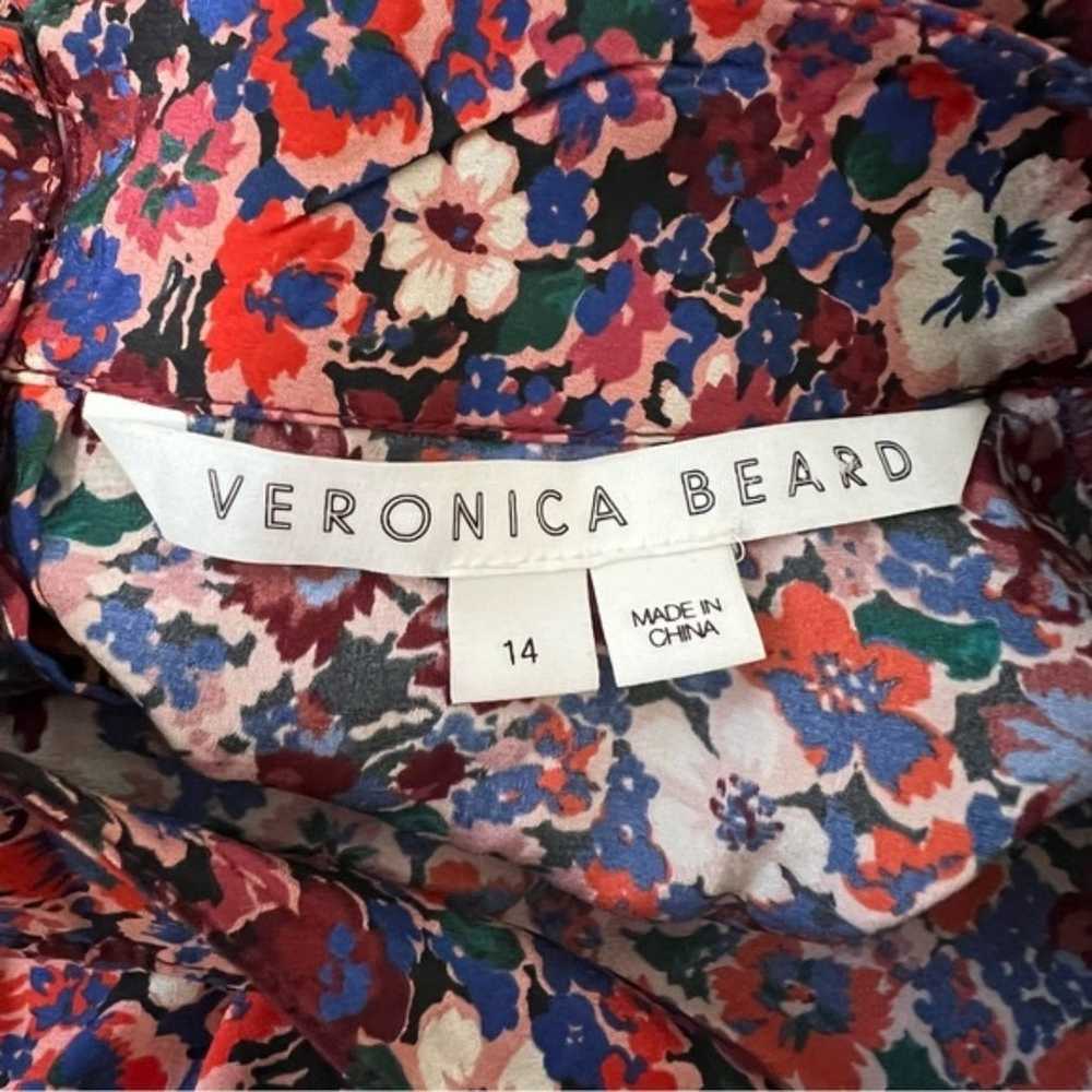 NEW NWOT Veronica Beard Louella Dress Berry Multi… - image 11
