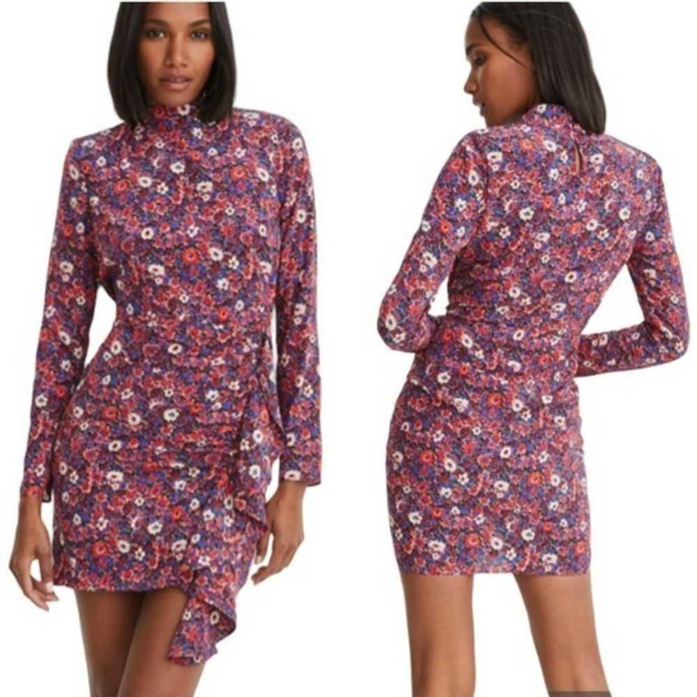 NEW NWOT Veronica Beard Louella Dress Berry Multi… - image 2