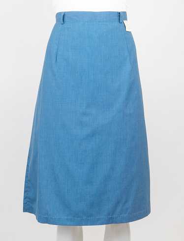 1960s Chambray Pencil Skirt