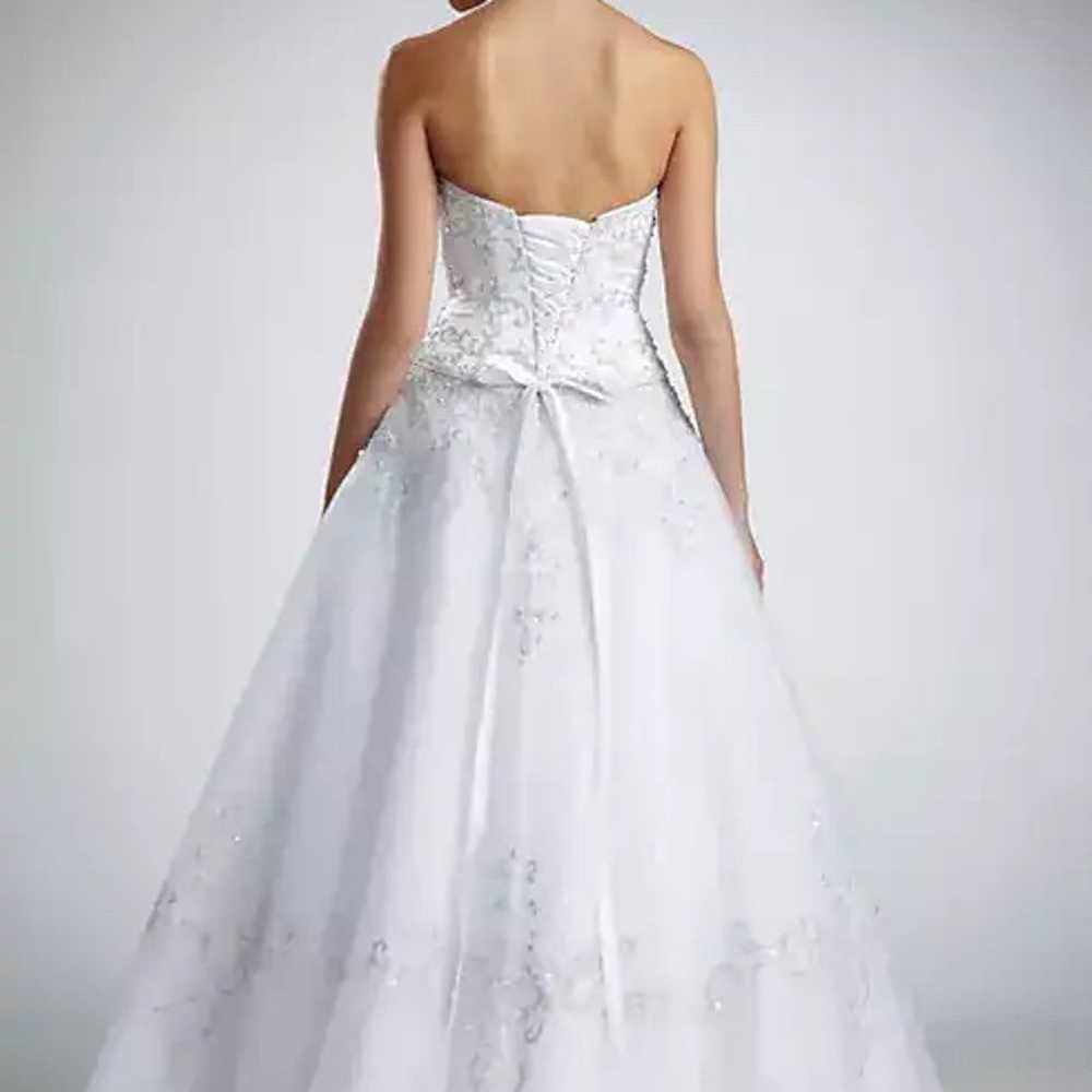 Wedding Dress - Strapless Satin Bodie Tulle - image 7