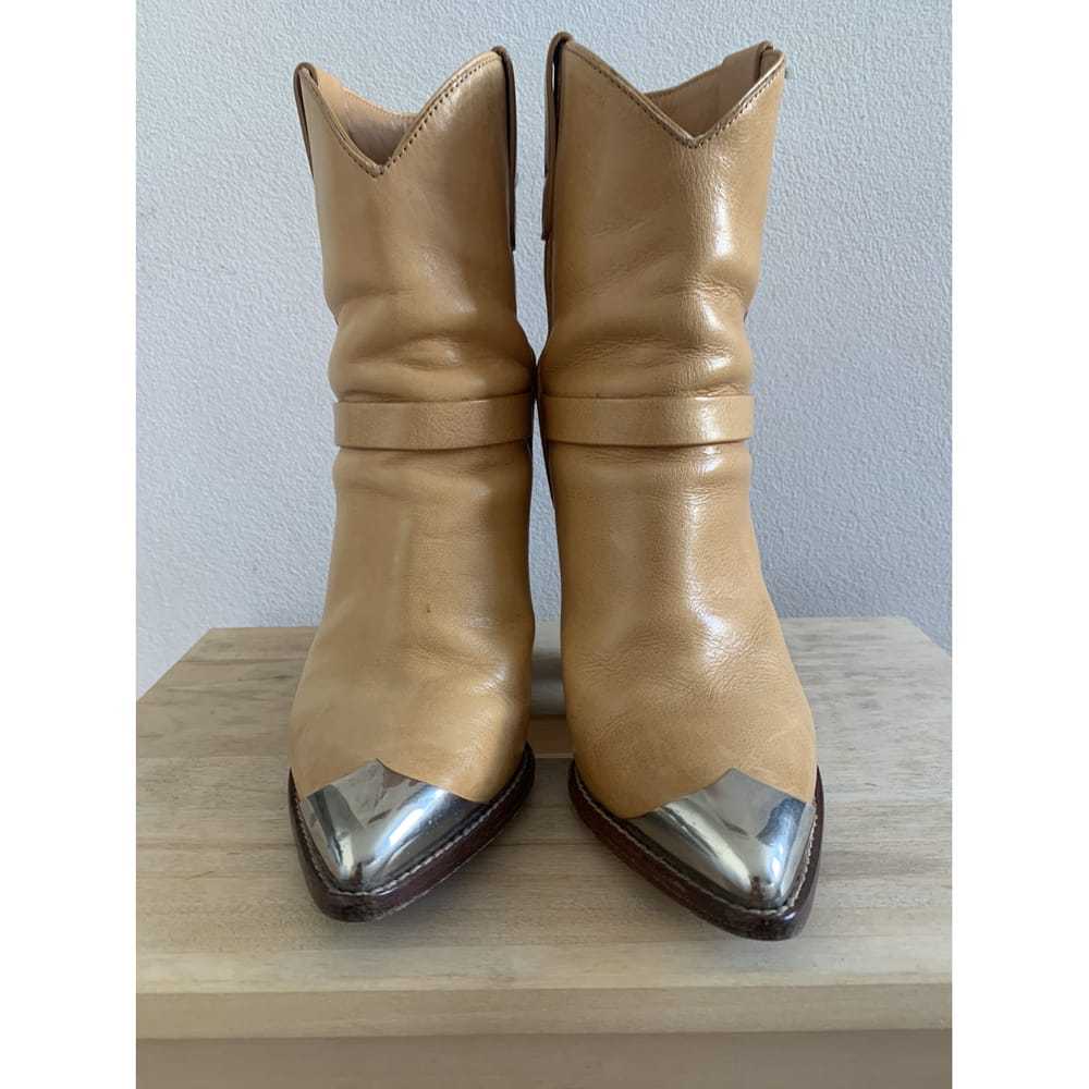 Isabel Marant Leather cowboy boots - image 5