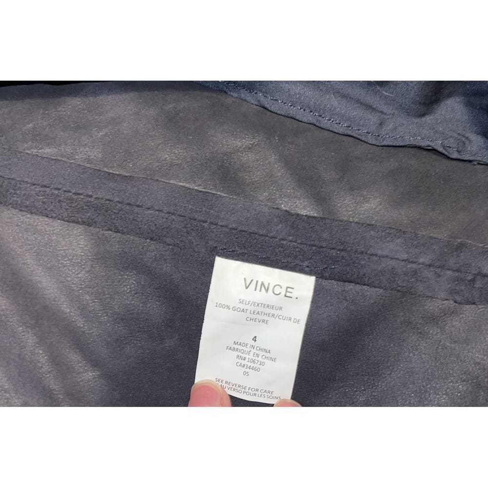 Vince Leather cardi coat - image 3