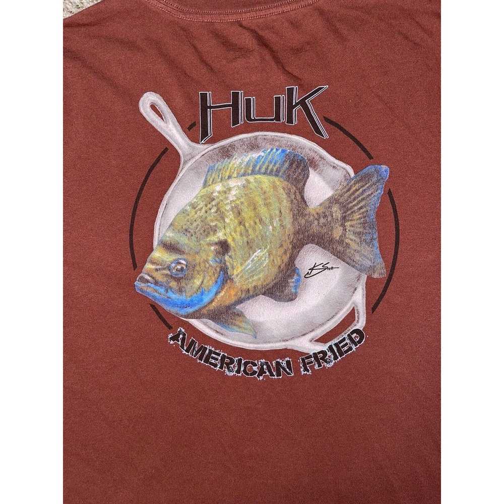 XXL Huk Fishing Shirt. “American Fried” - image 7