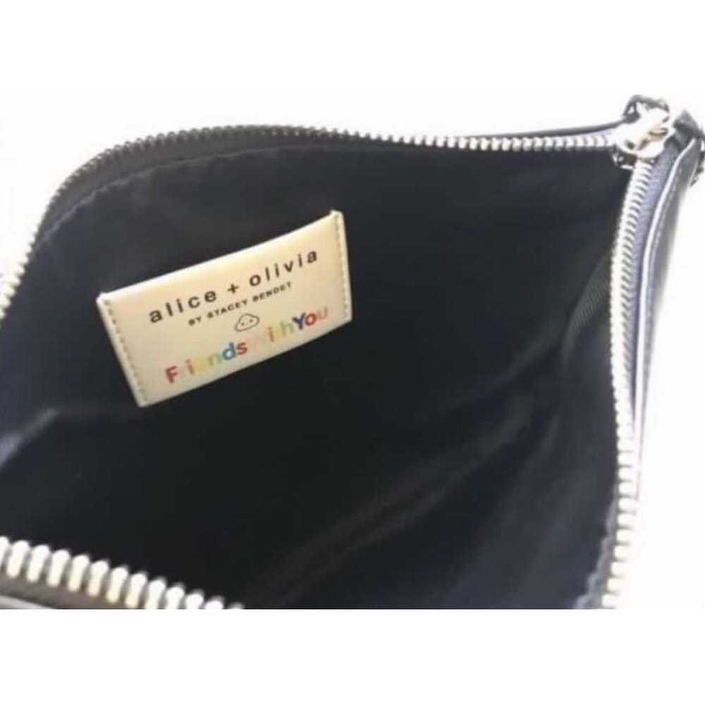 Alice & Olivia Leather clutch bag - image 9