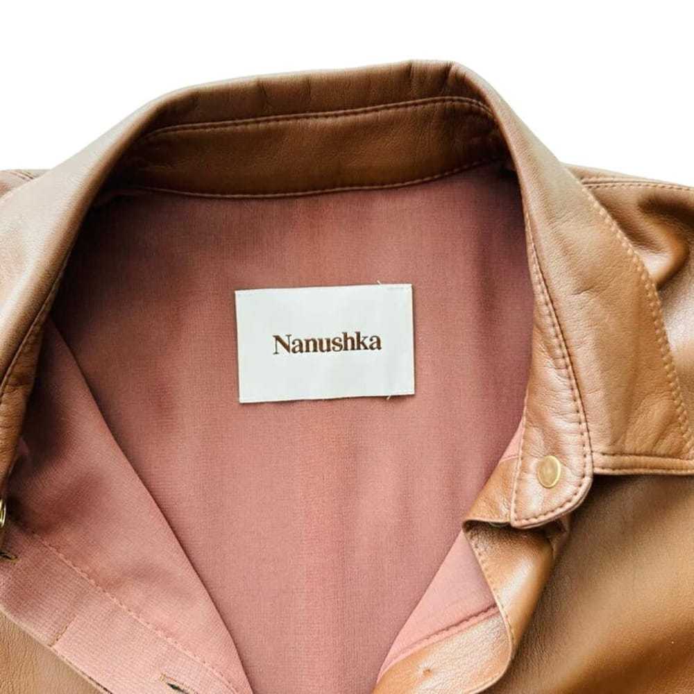 Nanushka Vegan leather mini dress - image 4