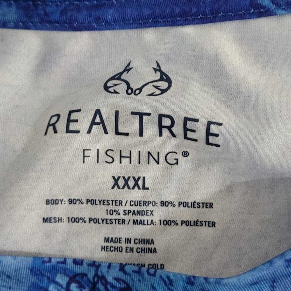 Habit Shirt Blue Realtree Fishing Long Sleeve - image 3