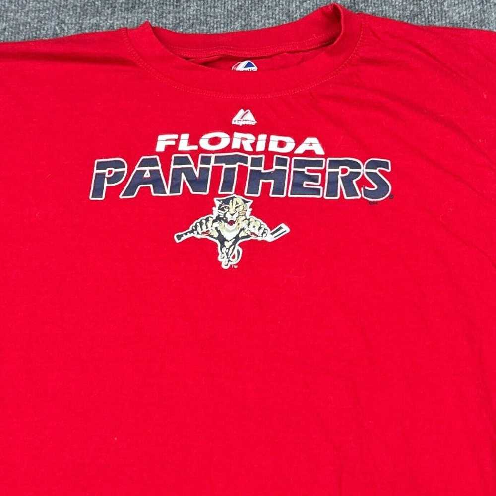Majestic Florida Panthers T Shirt Adult Size 3XL … - image 2