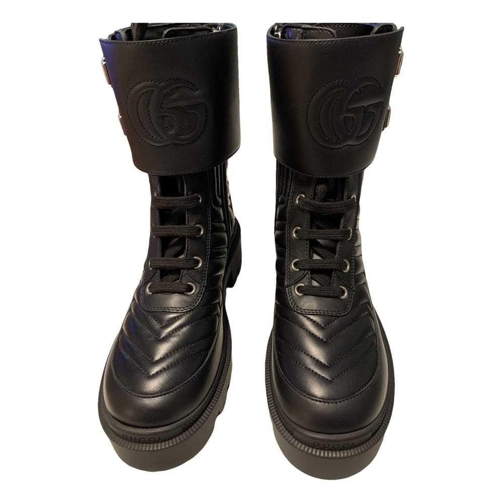 Gucci Leather biker boots - image 1