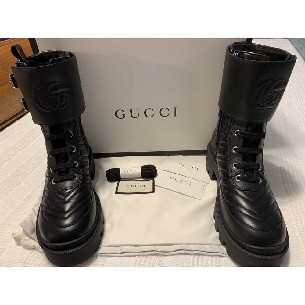 Gucci Leather biker boots - image 2