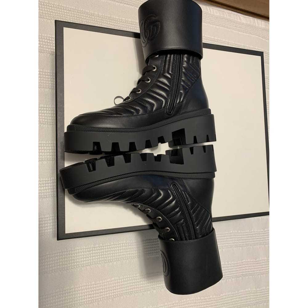 Gucci Leather biker boots - image 8